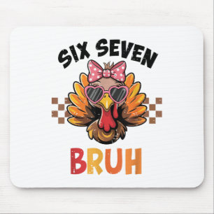 Tapis De Souris Six Seven Bruh 67 Mème Enfant Fille Turquie Merci