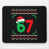 Tapis De Souris Six Seven Christmas 6 7 Ugly Christmas Sweater (Devant)