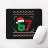 Tapis De Souris Six Seven Christmas 6 7 Ugly Christmas Sweater (Avec souris)