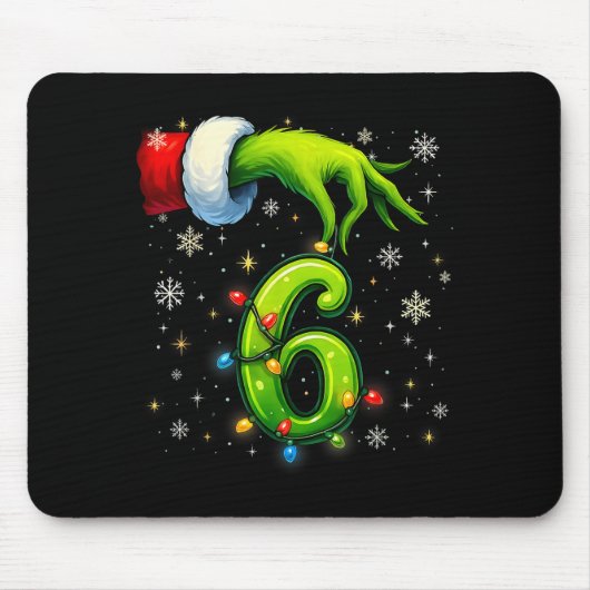 Tapis De Souris Six Seven Funny Christmas Meme Couple Matching (Devant)