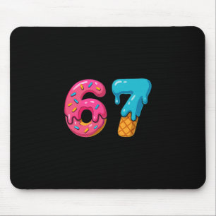 Tapis De Souris Six Seven Glace Drip Meme 67 Sport Drôle Tendance