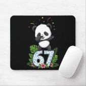 Tapis De Souris Six Seven Meme Dabbing Baby Panda 67 Funny Gen Z A (Avec souris)