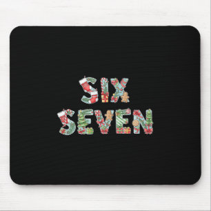 Tapis De Souris Six Seven Noël Meme 67 Drôle de Vacances Hommes Fe