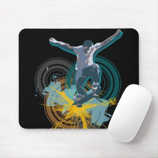 Tapis De Souris Sk8boarder Mousepad (Avec souris)