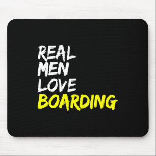 Tapis De Souris Skate Park Real Men Loarding Skateboard Snowb