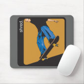Tapis De Souris Skateboard partagé (Avec souris)