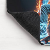 Tapis De Souris Skateboardeur néon (Coin)