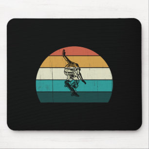 Tapis De Souris Skateboardeur Rétro - Skateur de Stakeboard Vintag