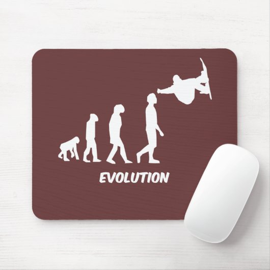 Tapis De Souris skateboarding d'évolution (Avec souris)