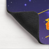 Tapis De Souris Skateur de skateboard de sport extrême rétro | Tap (Coin)