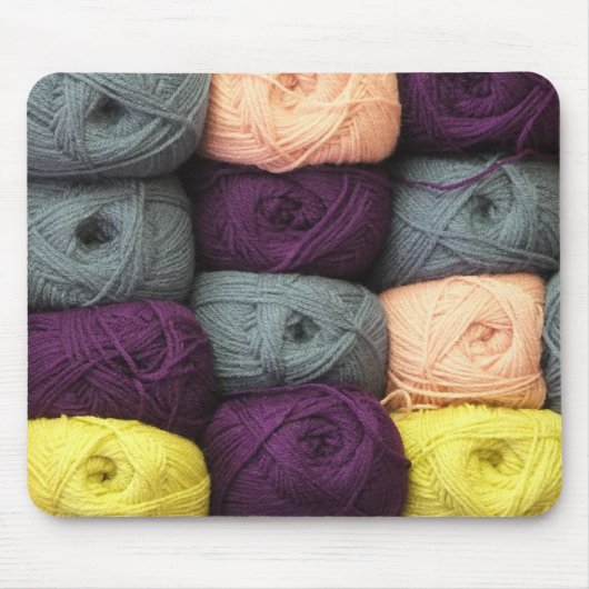 Tapis De Souris Skeins colorés de fils (Devant)