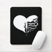 Tapis De Souris Skeleheart - Blanc (Avec souris)