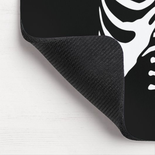 Tapis De Souris Skeleton Cage de côtes de la poitrine Os Halloween (Coin)