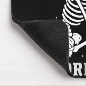 Tapis De Souris Skeleton Crochet Crafter Tee Just One More Row (Coin)