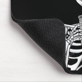 Tapis De Souris Skeleton Drinking Beverage Monochrome Gothic Hallo (Coin)