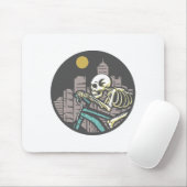 Tapis De Souris Skeleton équitation vélo (Avec souris)