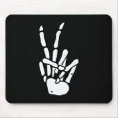 Tapis De Souris Skeleton Hand Peace Sign Bone  (Devant)