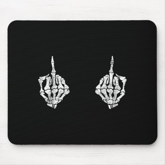 Tapis De Souris Skeleton Hands On S Funny Soky Halloween Costume  (Devant)
