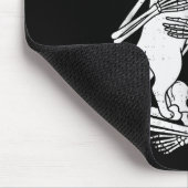 Tapis De Souris Skeleton Holding Cat Funny Soky Halloween Meow Kit (Coin)