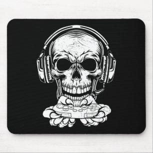 Tapis De Souris Skeleton Jeu Vêtements Éffrayants Vidéo Jeu Ventil