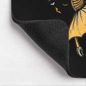 Tapis De Souris Skeleton Llerinas Llet Dance mignonne Halloween Co (Coin)