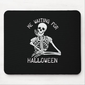 Tapis De Souris Skeleton Me En Attendant Halloween