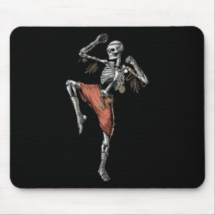 Tapis De Souris Skeleton Muay Thai Boxing Karate Kickboxing Martia
