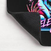 Tapis De Souris Skeleton Santa Riding T Rex Dinosaur Funny Christm (Coin)