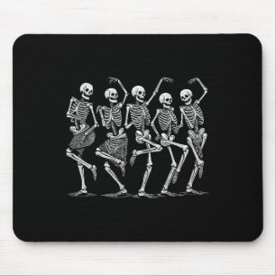 Tapis De Souris Skeletons Dansants Mignons Costume Halloween Femme