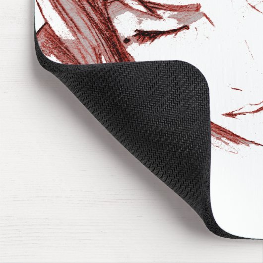 Tapis De Souris Sketchwork rouge Mousepad (Coin)