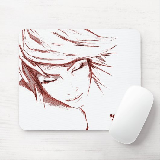 Tapis De Souris Sketchwork rouge Mousepad (Avec souris)