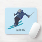 Tapis De Souris Ski (Avec souris)