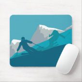 Tapis De Souris Ski alpin (Avec souris)