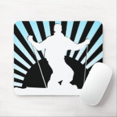 Tapis De Souris ski alpin (Avec souris)