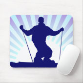 Tapis De Souris ski alpin (Avec souris)