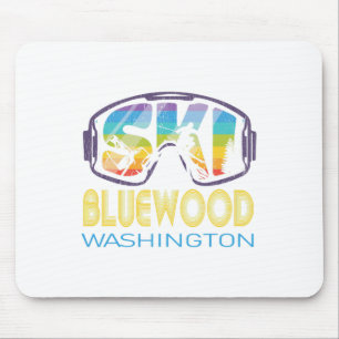 Tapis De Souris Ski Bluewood Washington Vacances de ski