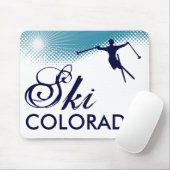 Tapis De Souris ski colorado (Avec souris)