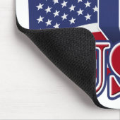 Tapis De Souris Ski de fond USA (Coin)