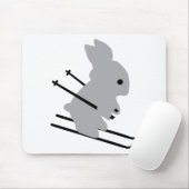 Tapis De Souris ski de glisse en bunny (Avec souris)