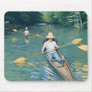 Tapis De Souris Ski de Gustave Caillebotte