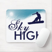 Tapis De Souris ski high snowboard (Avec souris)