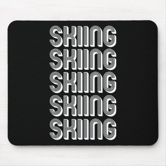 Tapis De Souris Ski Lover 1 (Devant)