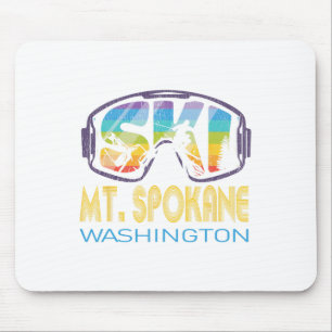 Tapis De Souris Ski Mont Spokane Washington Vacances ski