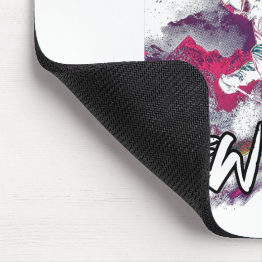 Tapis De Souris Ski New York Downhill Ski Aventure Ski New (Coin)