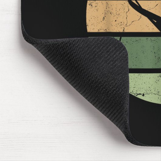 Tapis De Souris Ski Rétro _2 (Coin)