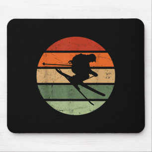 Tapis De Souris Ski Rétro _2