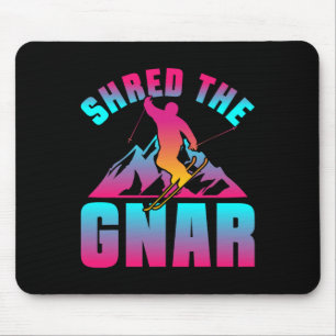 Tapis De Souris Ski Rétro 90s 80s Skiing Outfit Partager Le Ski Gn