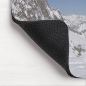 Tapis De Souris Ski sur un glacier (Coin)