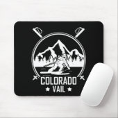 Tapis De Souris Ski Vail Colorado (Avec souris)