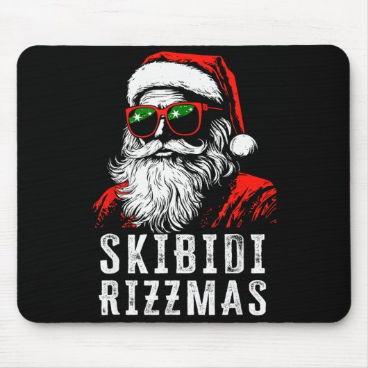 Tapis De Souris Skibidi Rizzmas Christmas Rizz Santa Claus Charism (Devant)